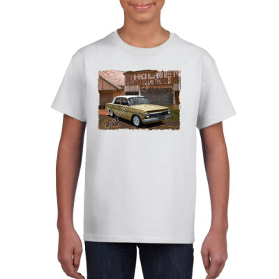 Holden - EH - Dealership - Light Gold - White Roof - Gildan Youth Unisex T Shirt Thumbnail