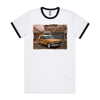 Holden - EH - Dealership - Orange - White Roof - Mens Ringer Tee Thumbnail
