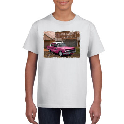 Holden - EH - Dealership - Pink - White Roof - Gildan Youth Unisex T Shirt Thumbnail
