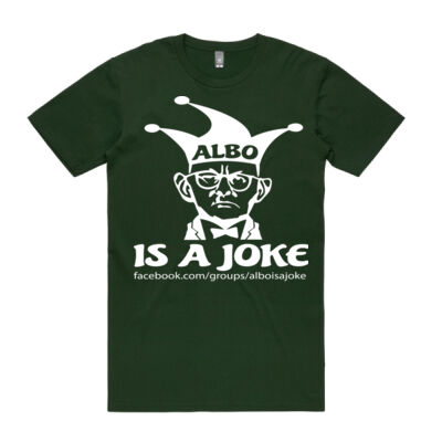 Albo is a Joke - Style 4 - White - Mens Staple Tee Thumbnail
