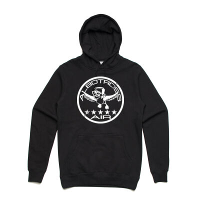 Albatross Air - 1 - White - Stencil Unisex Hood Thumbnail