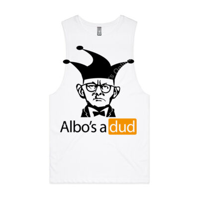 Albo's a dud - Black - Mens Barnard Tank (Same Day) Thumbnail