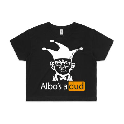 Albo's a dud - AS Colour CROP TEE - 4062 Thumbnail