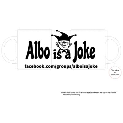 Albo is a Joke - 2 - Boutique Ceramic Mug Thumbnail