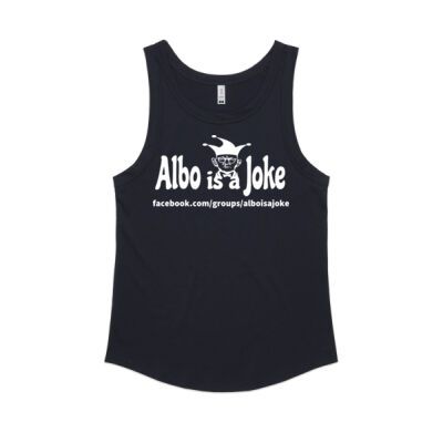 Albo is a Joke - 2 - White - Women's Sunday Singlet Thumbnail