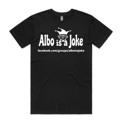 Albo is a Joke - 2 - White - Mens Staple Tee Thumbnail