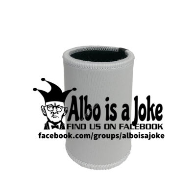 Albo is a Joke - 1- Black - Stubby Coolers with Base Thumbnail