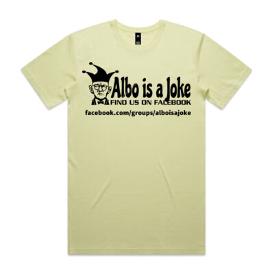 Albo is a Joke - 1- Black - Mens Staple Tee Thumbnail