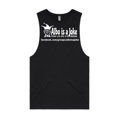 Albo is a Joke - 1- White - Mens Barnard Tank (Same Day) Thumbnail