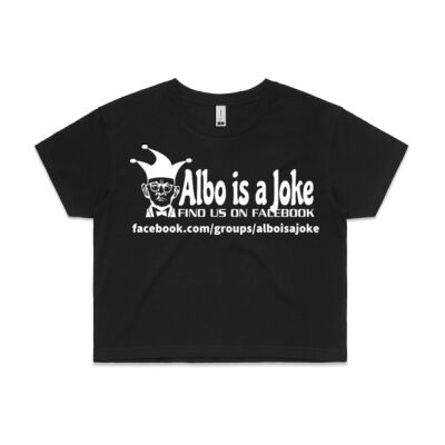 Albo is a Joke - 1- White - AS Colour CROP TEE - 4062 Thumbnail