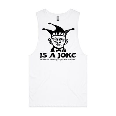 Albo is a Joke - 4 - Black - Mens Barnard Tank (Same Day) Thumbnail