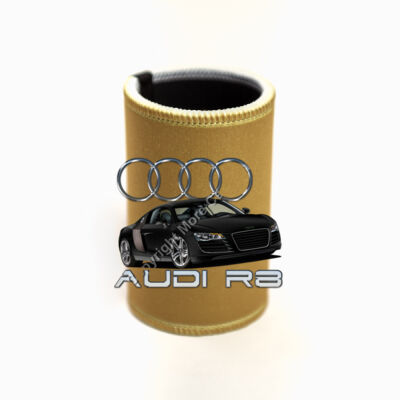 Audi R8 - Black - Stubby Coolers with Base Thumbnail