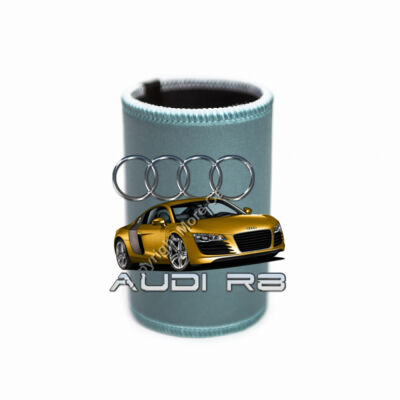 Audi - R8 - Gold - Stubby Coolers with Base Thumbnail