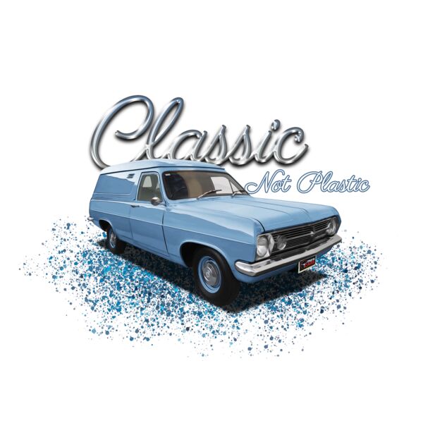 HR - Van - Light Blue - Classic, Not Plastic Thumbnail