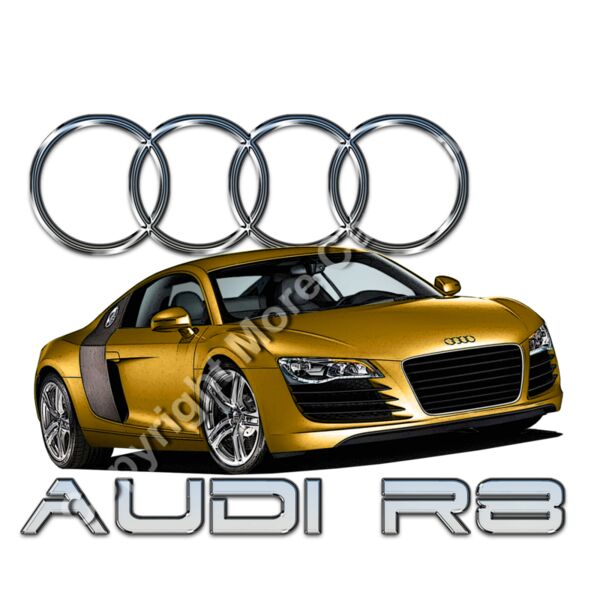 Audi - R8 - Gold Thumbnail