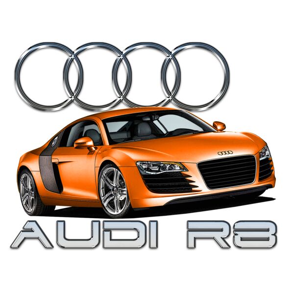 Audi - R8 - Orange Thumbnail