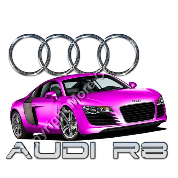 Audi - R8 - Pink Thumbnail