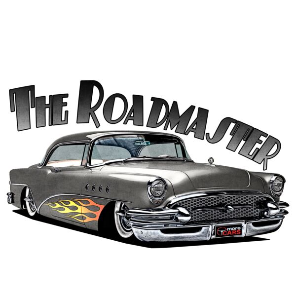 1956 Roadmaster - Charcoal & Flames Thumbnail