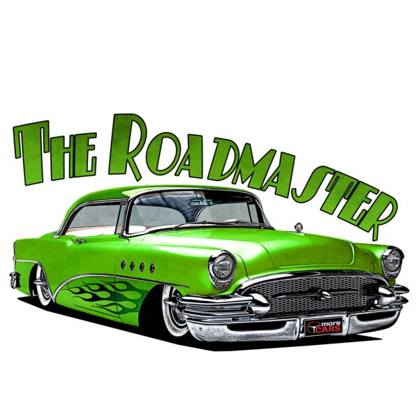 1956 Roadmaster - Green & Flames Thumbnail