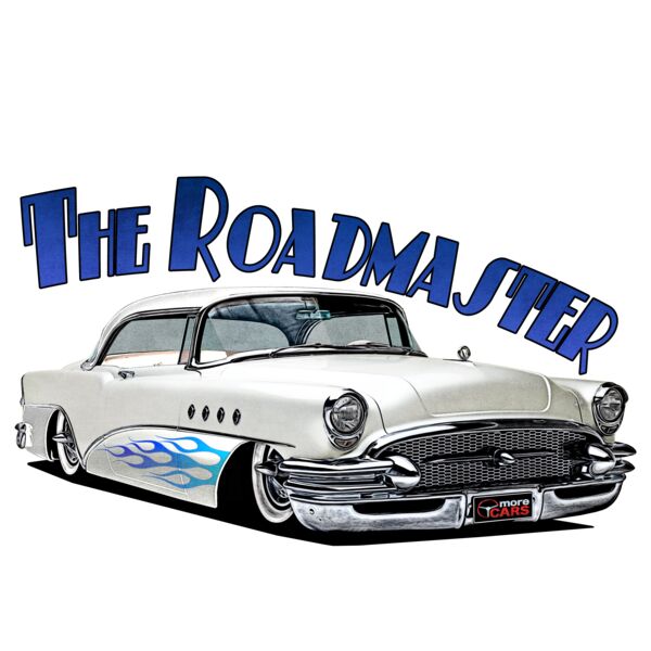 1956 Roadmaster - White & Flames Thumbnail