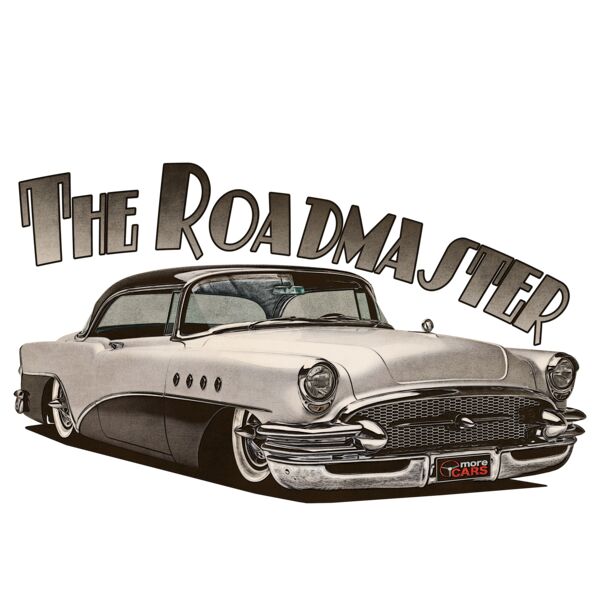 1956 Roadmaster - White & Black Thumbnail
