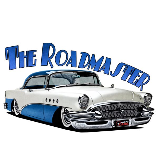 1956 Roadmaster - White & Blue Thumbnail