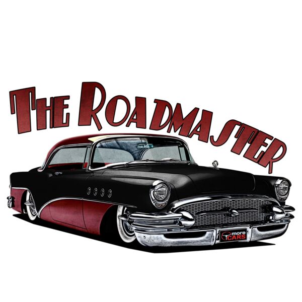 1956 Roadmaster - Black & Maroon Thumbnail