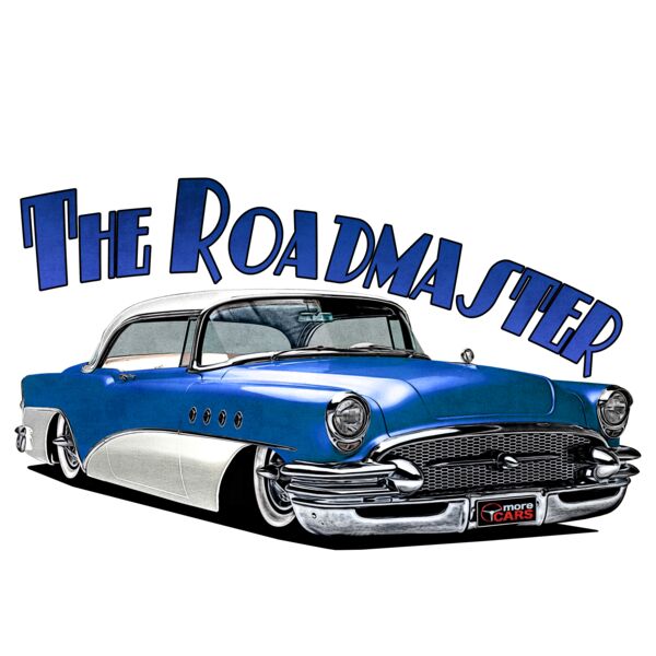 1956 Roadmaster - Blue & White Thumbnail