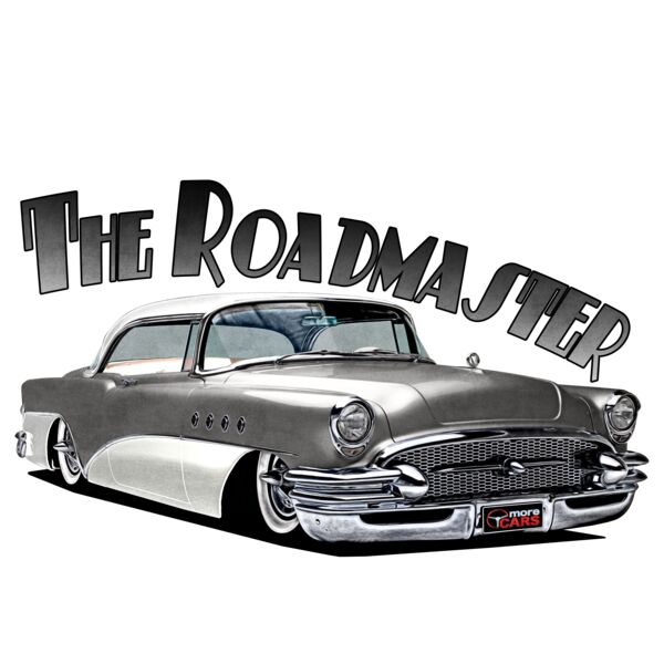 1956 Roadmaster - Charcoal & White Thumbnail