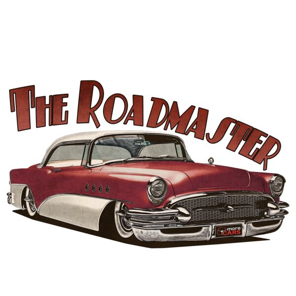 1956 Roadmaster - Maroon & White Thumbnail