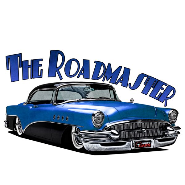 1956 Roadmaster - Blue & Black Thumbnail