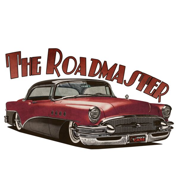 1956 Roadmaster - Maroon & Black Thumbnail