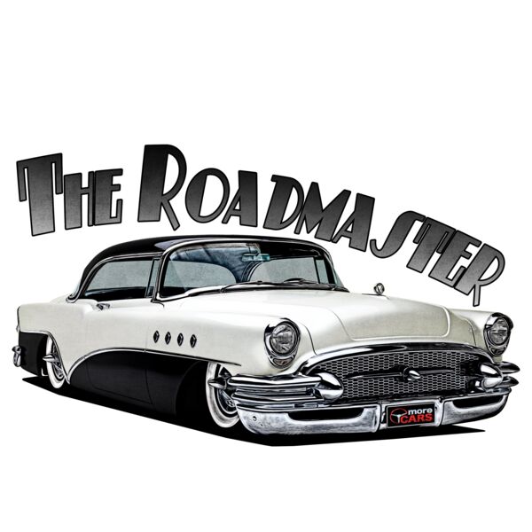 1956 Roadmaster - White & Black Thumbnail