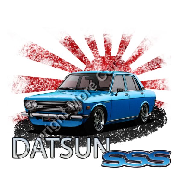 Datsun 1600 Rising Sun - Blue Thumbnail