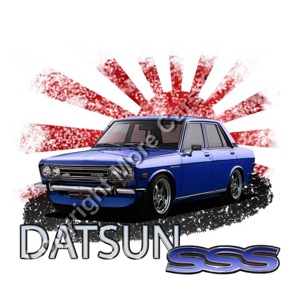 Datsun 1600 Rising Sun - Dark Blue Thumbnail