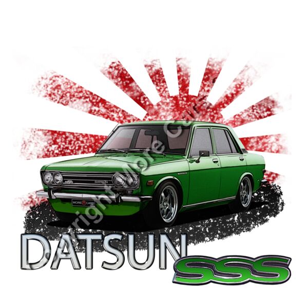 Datsun 1600 Rising Sun - Green Thumbnail