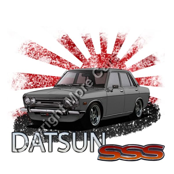 Datsun 1600 Rising Sun - Grey Thumbnail