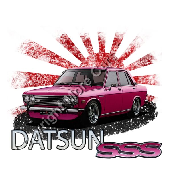 Datsun 1600 Rising Sun - Pink Thumbnail