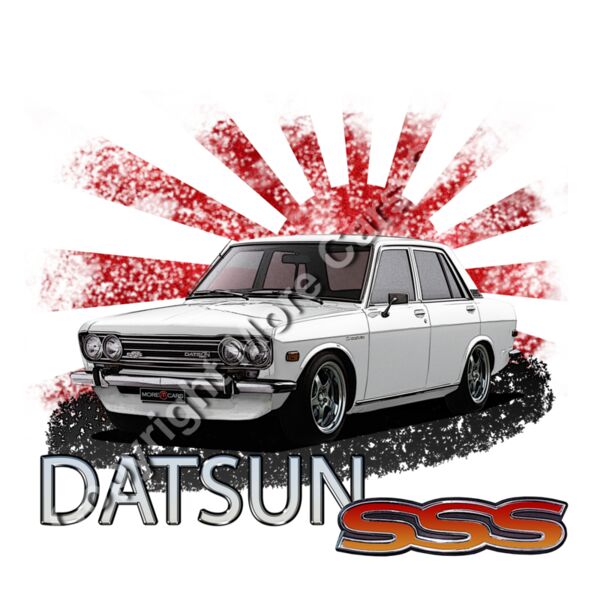Datsun 1600 Rising Sun - White Thumbnail