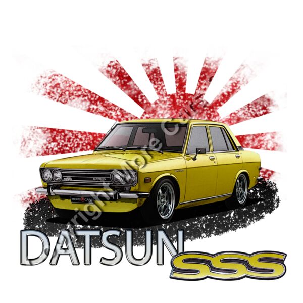 Datsun 1600 Rising Sun - Yellow Thumbnail