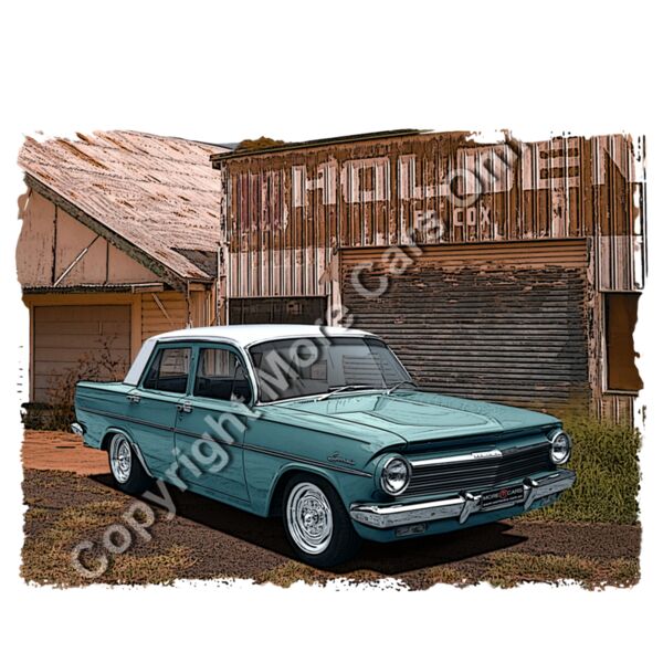 Holden - EH - Dealership - Aqua - White Roof  Thumbnail