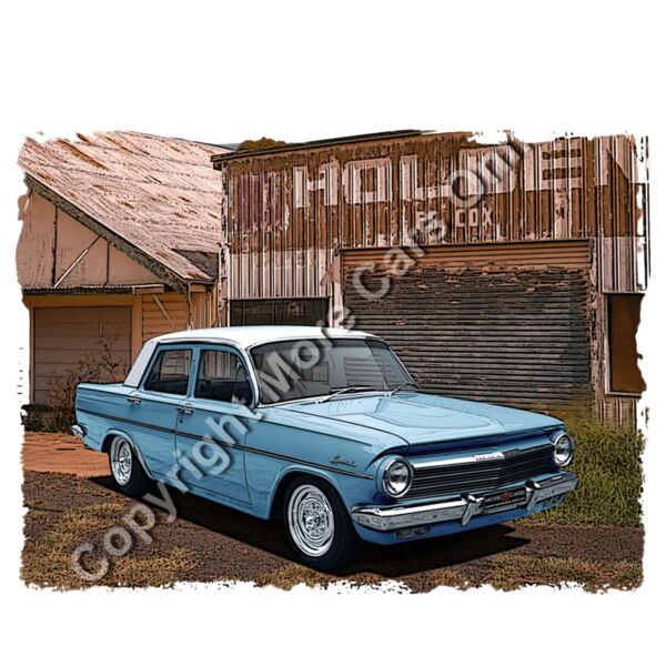 Holden - EH - Dealer - Light Blue - White Roof  Thumbnail