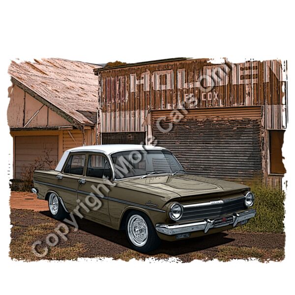 Holden - EH - Dealer - Khaki - White Roof  Thumbnail