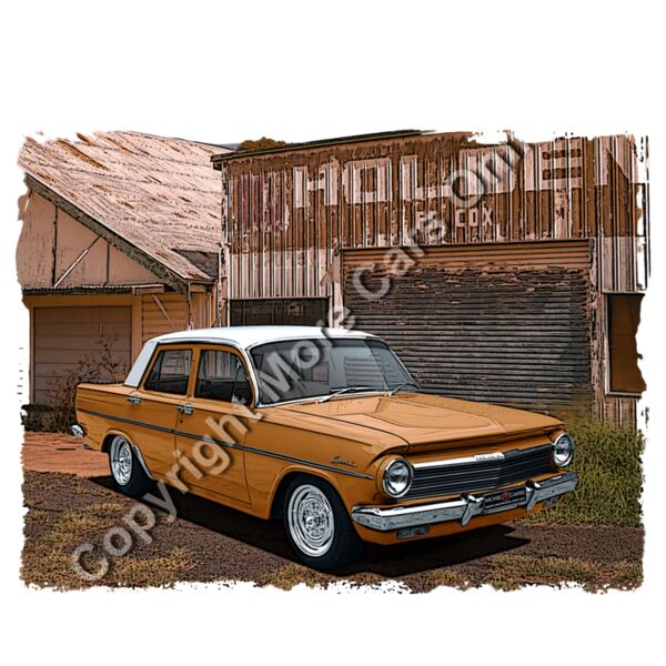 Holden - EH - Dealer - Orange - White Roof  Thumbnail