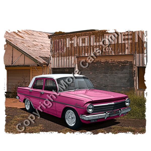 Holden - EH - Dealer - Pink - White Roof  Thumbnail
