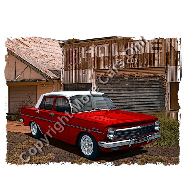 Holden - EH - Dealer - Red - White Roof  Thumbnail