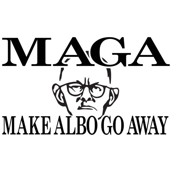 MAGA - Make Albo Go Away - Style 4 - Black Text Thumbnail