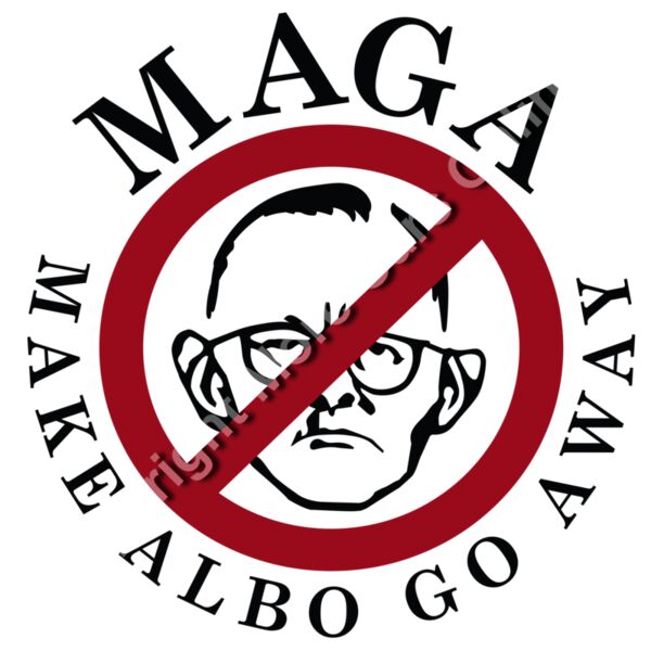MAGA - Make Albo Go Away - Style 5 - Black Text Thumbnail